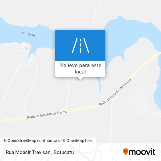 Rua Moacir Trevisani mapa