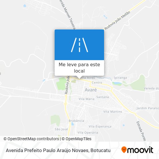 Avenida Prefeito Paulo Araújo Novaes mapa