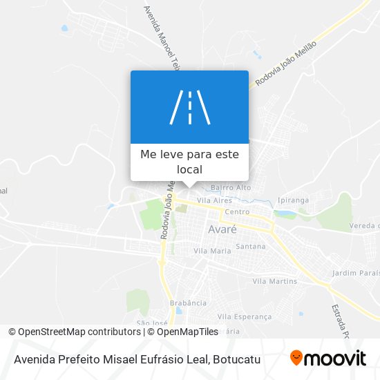 Avenida Prefeito Misael Eufrásio Leal mapa