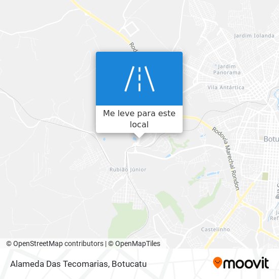 Alameda Das Tecomarias mapa