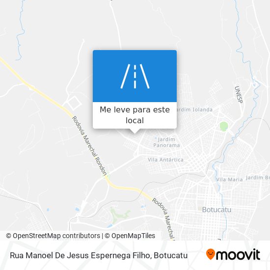 Rua Manoel De Jesus Espernega Filho mapa