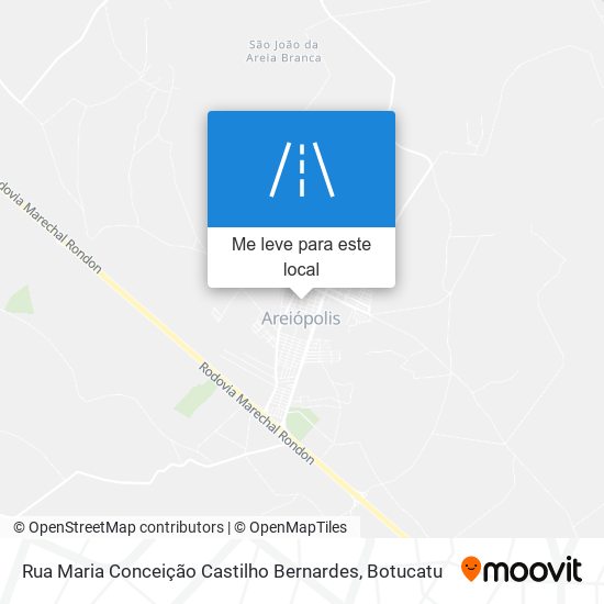 Rua Maria Conceição Castilho Bernardes mapa