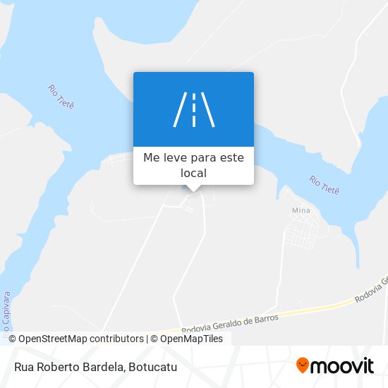 Rua Roberto Bardela mapa