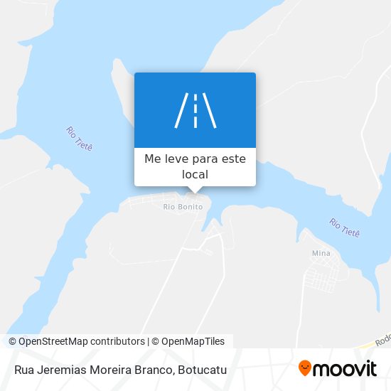 Rua Jeremias Moreira Branco mapa