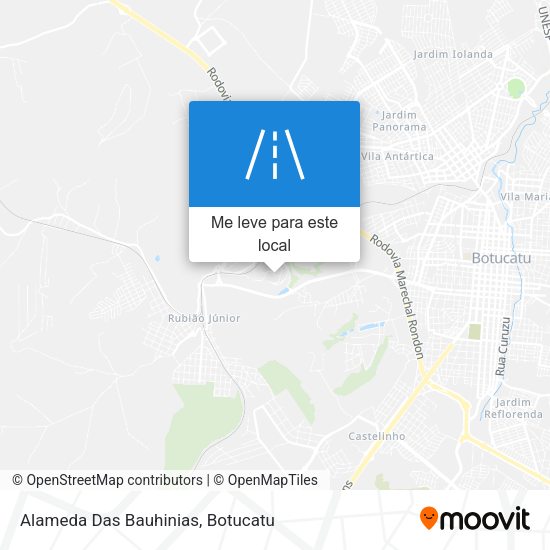 Alameda Das Bauhinias mapa