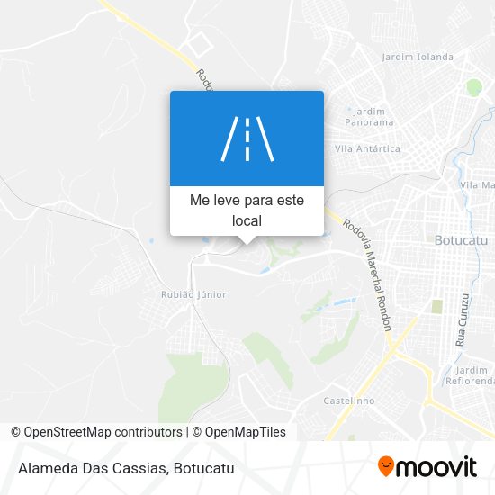Alameda Das Cassias mapa
