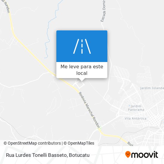 Rua Lurdes Tonelli Basseto mapa