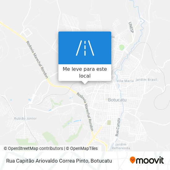 Rua Capitão Ariovaldo Correa Pinto mapa