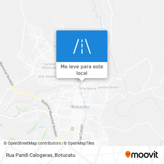 Rua Pandi Calogeras mapa