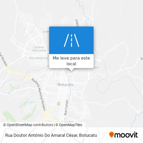 Rua Doutor Antônio Do Amaral César mapa