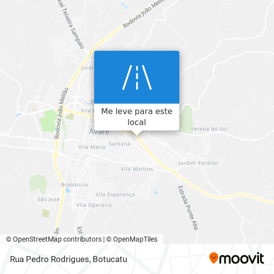 Rua Pedro Rodrigues mapa