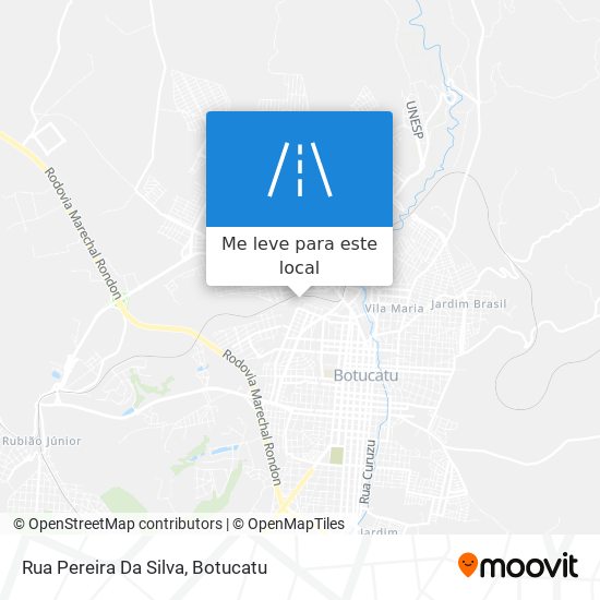 Rua Pereira Da Silva mapa