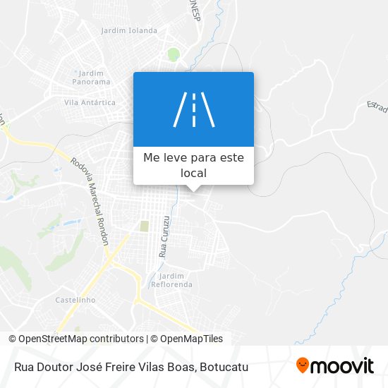 Rua Doutor José Freire Vilas Boas mapa