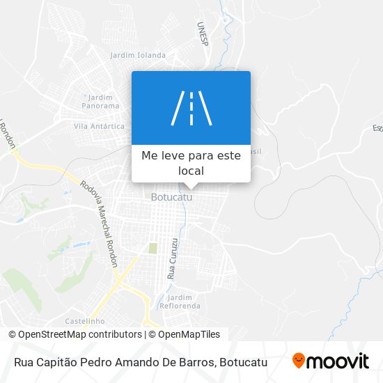 Rua Capitão Pedro Amando De Barros mapa