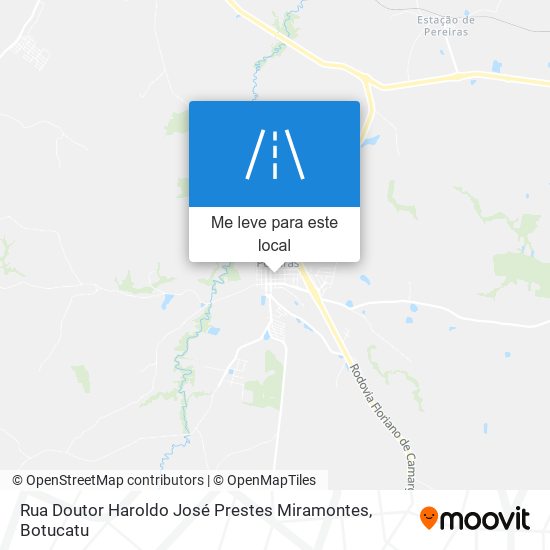 Rua Doutor Haroldo José Prestes Miramontes mapa