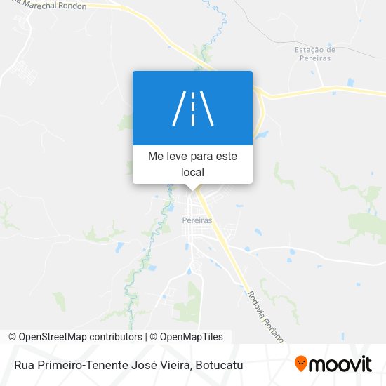 Rua Primeiro-Tenente José Vieira mapa
