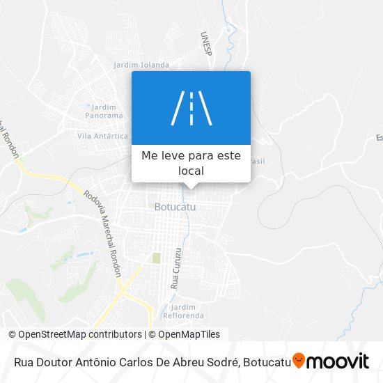 Rua Doutor Antônio Carlos De Abreu Sodré mapa