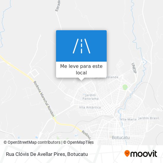 Rua Clóvis De Avellar Pires mapa