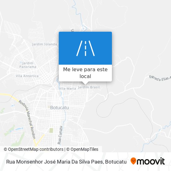 Rua Monsenhor José Maria Da Silva Paes mapa