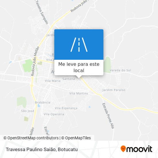 Travessa Paulino Saião mapa