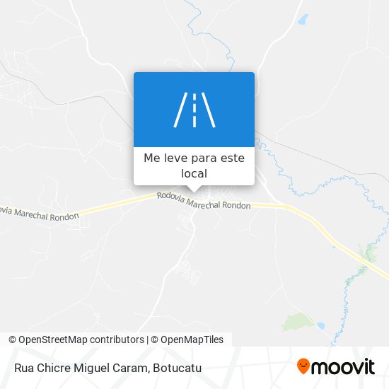 Rua Chicre Miguel Caram mapa