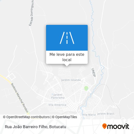 Rua João Barreiro Filho mapa