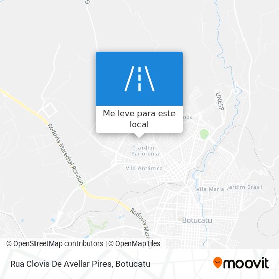 Rua Clovis De Avellar Pires mapa