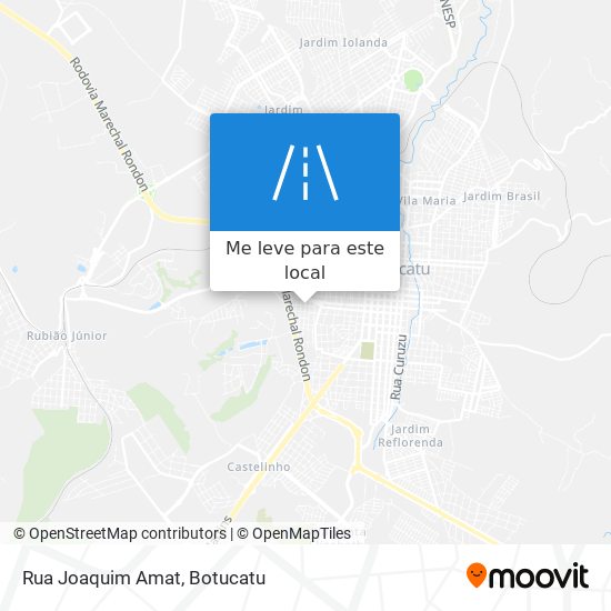 Rua Joaquim Amat mapa