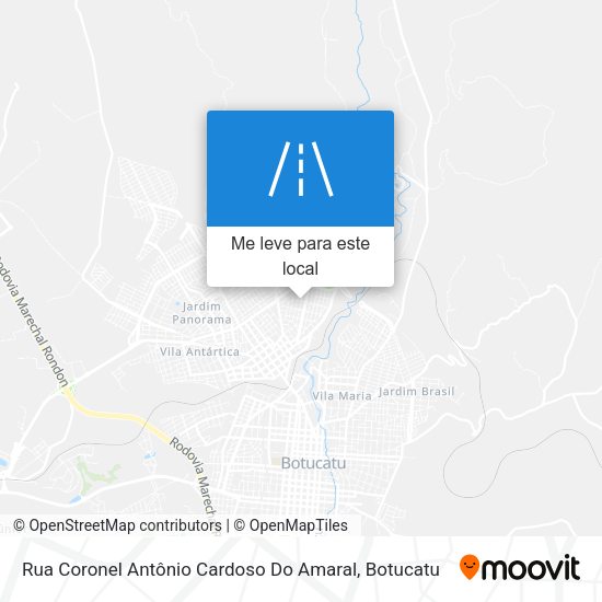 Rua Coronel Antônio Cardoso Do Amaral mapa