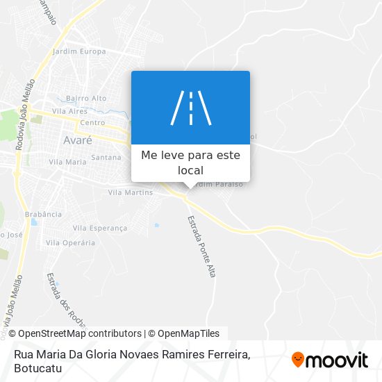 Rua Maria Da Gloria Novaes Ramires Ferreira mapa