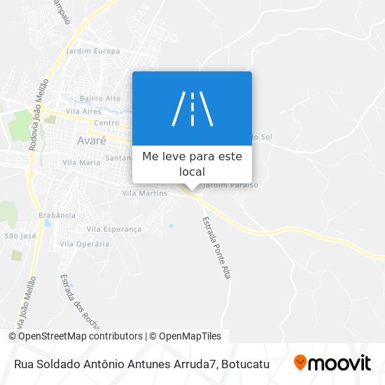 Rua Soldado Antônio Antunes Arruda7 mapa