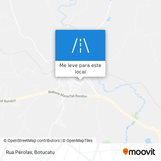 Rua Pérolas mapa