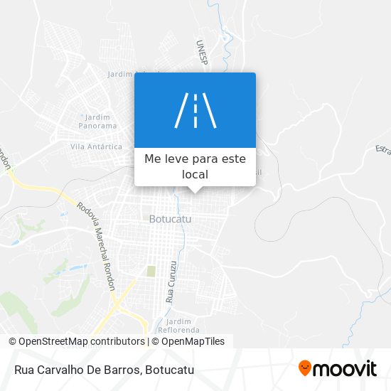 Rua Carvalho De Barros mapa