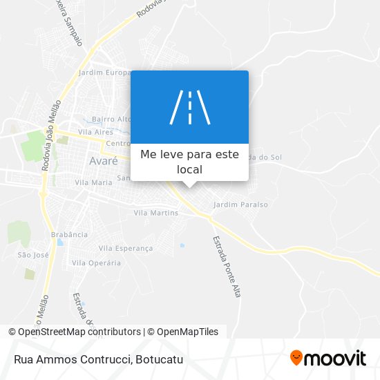 Rua Ammos Contrucci mapa