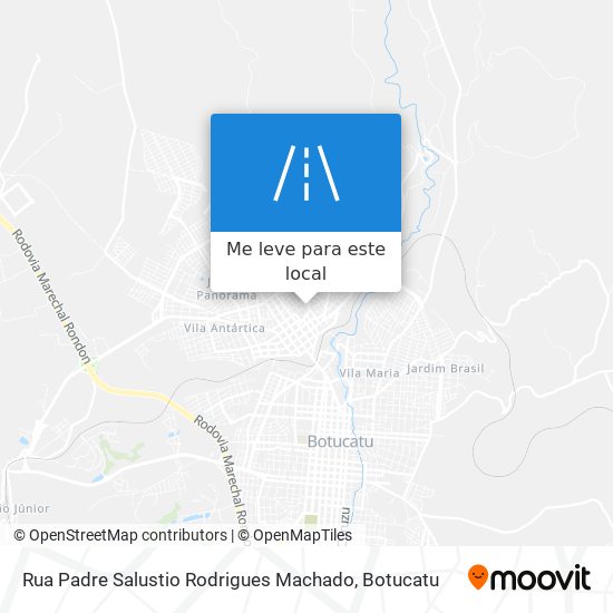 Rua Padre Salustio Rodrigues Machado mapa