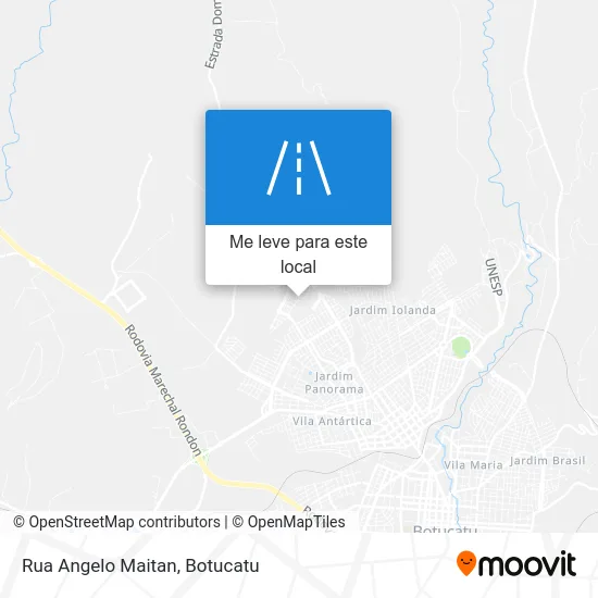 Rua Angelo Maitan mapa