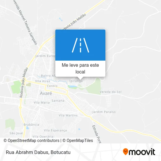 Rua Abrahm Dabus mapa