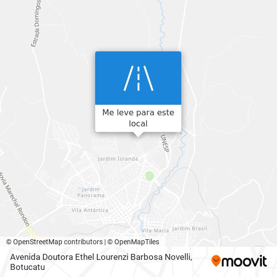 Avenida Doutora Ethel Lourenzi Barbosa Novelli mapa