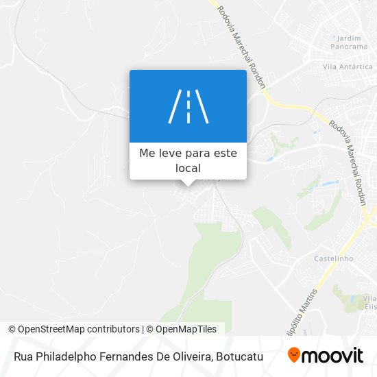 Rua Philadelpho Fernandes De Oliveira mapa