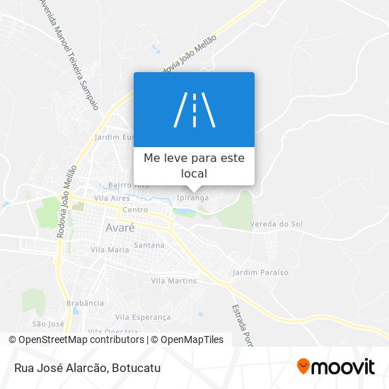 Rua José Alarcão mapa