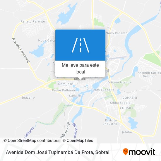 Avenida Dom José Tupinambá Da Frota mapa