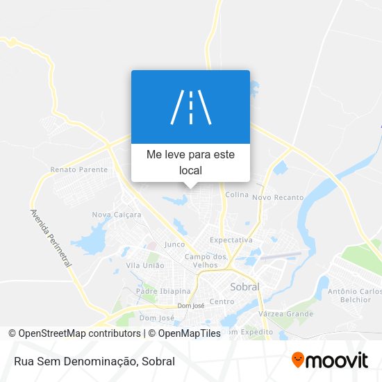 Rua Sem Denominação mapa