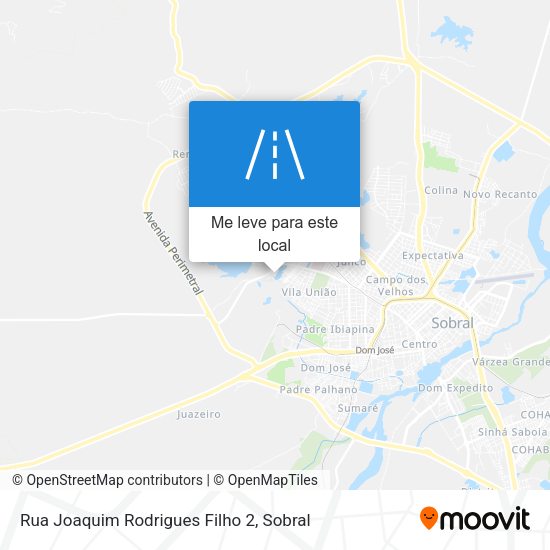 Rua Joaquim Rodrigues Filho 2 mapa