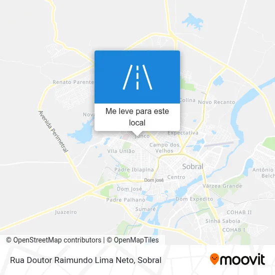 Rua Doutor Raimundo Lima Neto mapa