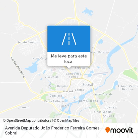 Avenida Deputado João Frederico Ferreira Gomes mapa