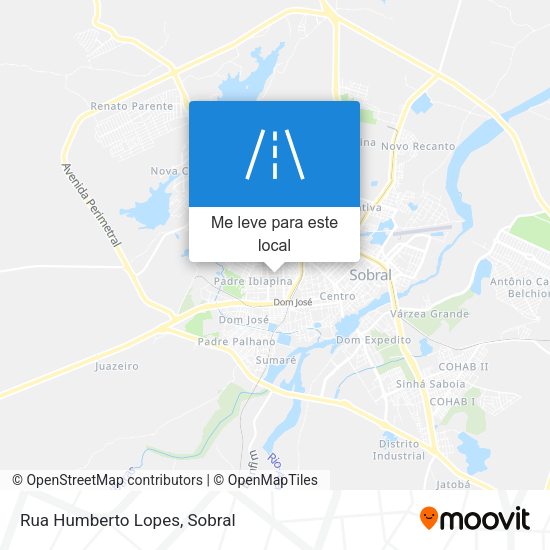Rua Humberto Lopes mapa