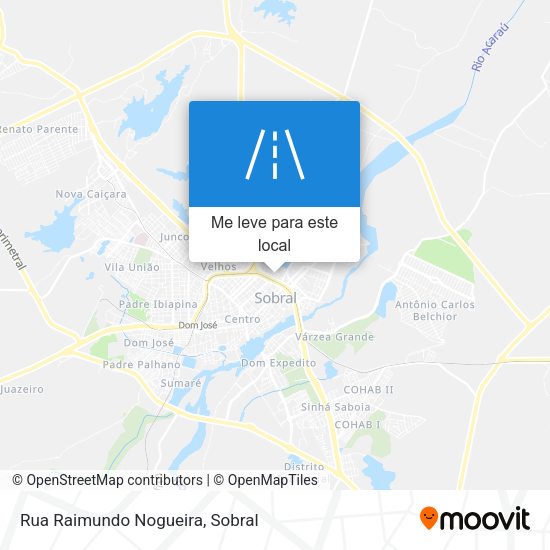 Rua Raimundo Nogueira mapa