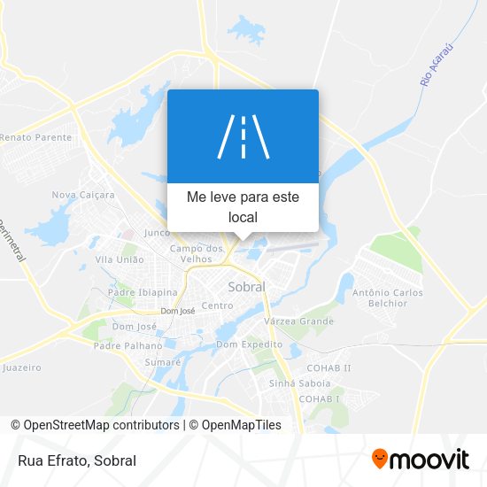 Rua Efrato mapa