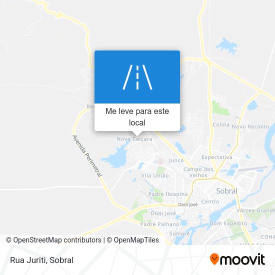 Rua Juriti mapa