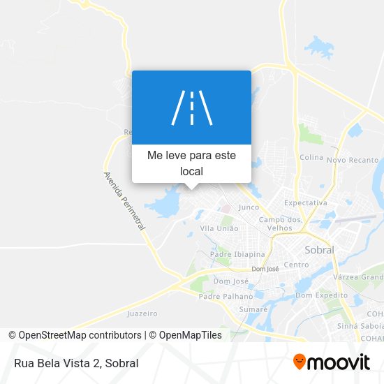 Rua Bela Vista 2 mapa